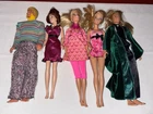 Lot Of 5 Vintage Ken & Barbie Dolls 1968 1999 2016