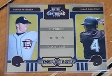 2008 Playoff Contenders Draft Class Gold /250 Isaac Galloway Curtis Petersen