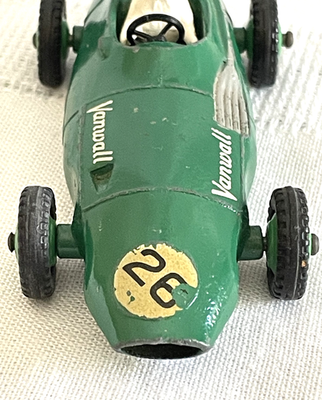 Vintage Dinky Toys 239 Green Vanwall Racing Die-Cast Model Car