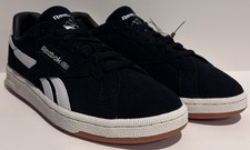 Reebok Club C Grounds UK Casual Shoes Women  s Size 9 Black White Gum 100259693