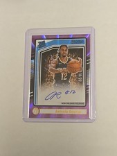 Antonio Reeves Rated Rookie Auto /30 New Orleans Pelicans 