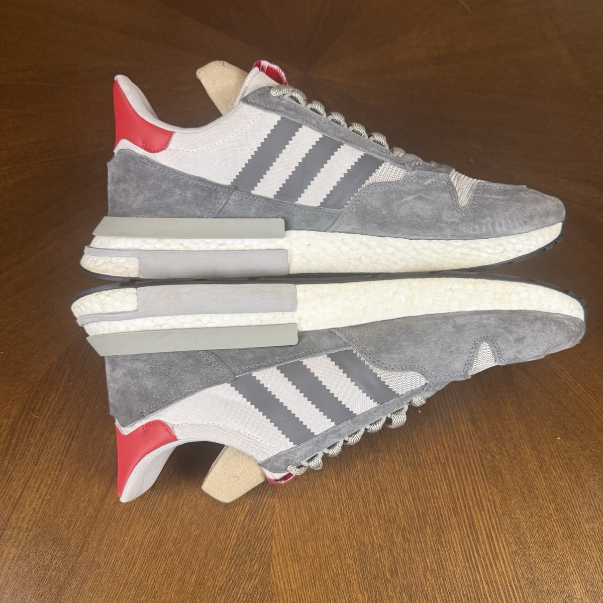 Size 12 - Adidas ZX 500 Boost Grey for sale online | eBay