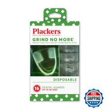 Plackers Grind No More Night Guard, BPA Free, Disposable, 16 Count for Bruxism