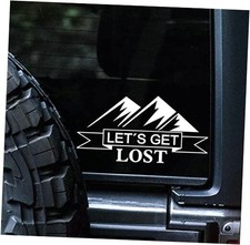 Let's Get Lost Decal Vinyl Car Sticker Hiking Camping Cars Trucks Vans