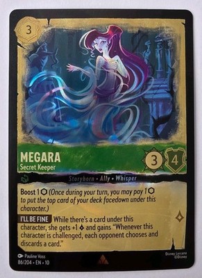 Megara - Secret Keeper 86/204 Whispers In The Well Cold Foil NM