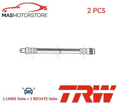 BREMSSCHLAUCH BREMSLEITUNG PAAR TRW PHA177 2PCS P FÜR RENAULT LAGUNA I,25