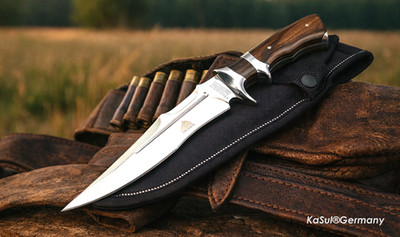 Arbeitsmesser SA89 | 30,6 cm | 420 rostfreier Stahl | Pakkaholzgriff | ETUI