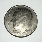 1963 Roosevelt Dime 10C Business Strike Circulated Ungraded Uncertified