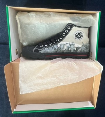 PF Flyers Grounder Hi Reissue The Baller Hip Hop Justin Bua Limited Edition M8.5