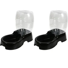 Greenbrier Kennel Club Plastic Water Dispensing Bowls 1 Quart 2PK. BRAND NEW