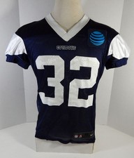 2016 Dallas Cowboys Orlando Scandrick #32 Game Issued Navy Practice Jersey 46 36