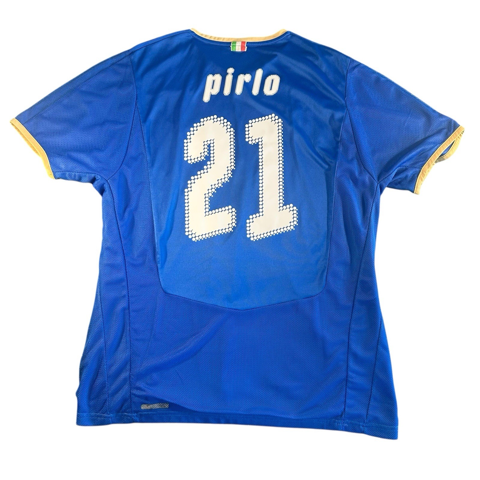 Vintage Puma #21 Pirlo 2008 Home Soccer Jersey (L)