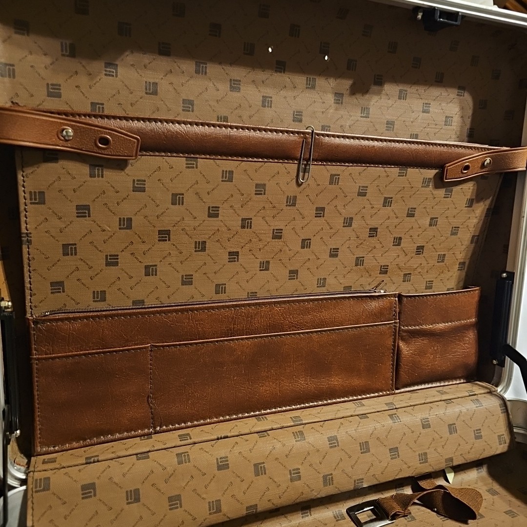 Echolac Vintage Hard Shell Briefcase Suitcase Tra… - image 5