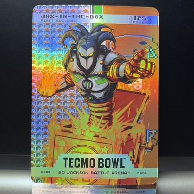 Bo Jackson Battle Arena Tecmo Bowl - JAX-IN-THE-BOX End Zone Fire SP PWR 125 JSN