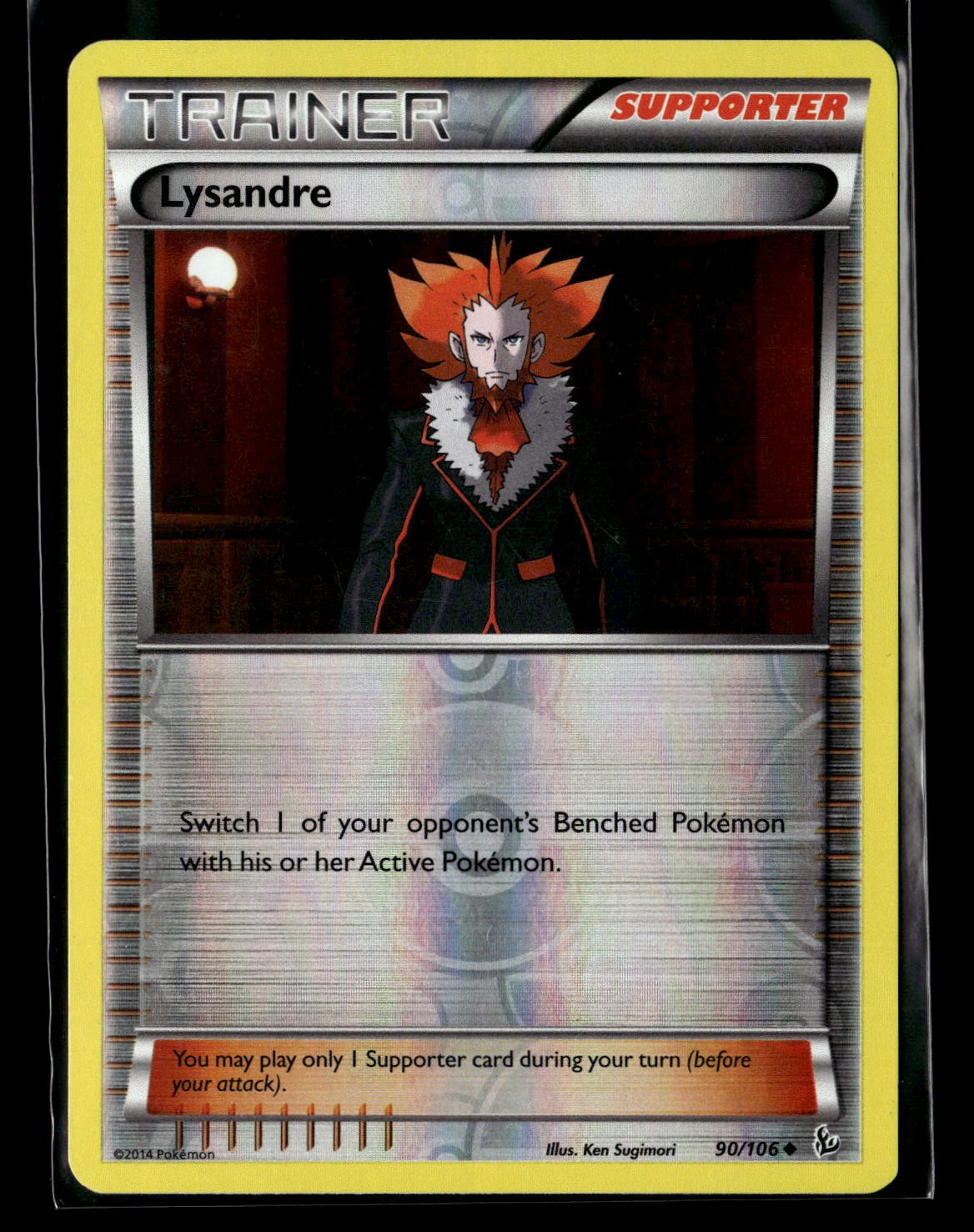 Lysandre Reverse Holofoil XY - Flashfire 90/106 LP