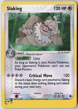 Slaking 12/109 Holo Rare Ruby & Sapphire Pokemon Reverse Holo Lightly Played on eBay