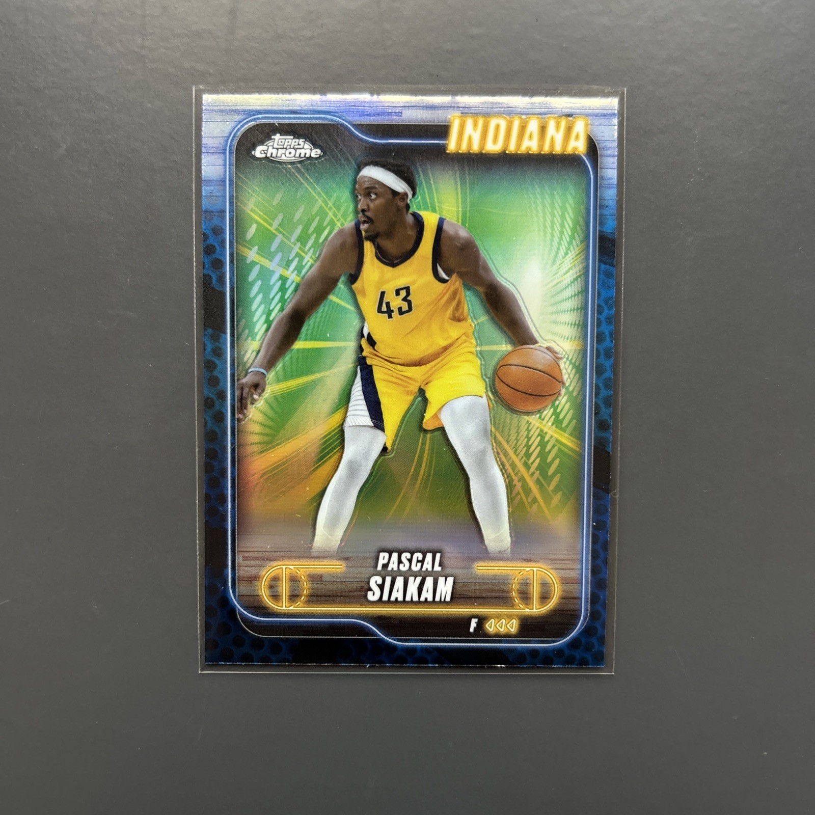 2024-25 Topps Chrome Pascal Siakam #64 Green Topps Refractor