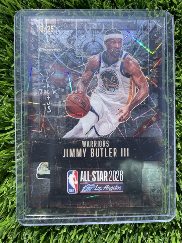 Jimmy Butler III [Laser] #19 2025 Topps Chrome Cactus Jack X NBA All-Star Game card