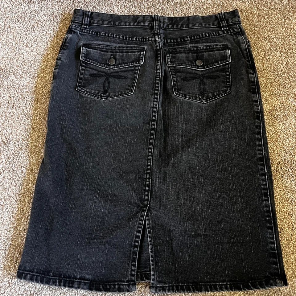 Falda vaquera negra Lauren Jeans Co Ralph Lauren talla 6 Foto 3 de 4