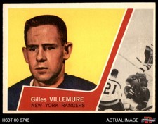 1963 Topps #46 Gilles Villemure Rangers-Hockey RC 5 - EX