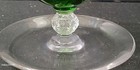 Vintage Very Rare Cambridge Glass Forest Green 3.5" Tall Cigarette Holder — photo 6