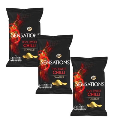 (33,31 EUR/kg) Lay's Sensations Thai Sweet Chilli Multipack 3x 150g