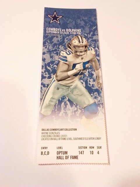 2019 Dallas Cowboys Miami Dolphins NFL Football Full &hellip;