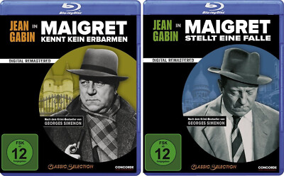 2 Blu-rays * MAIGRET KENNT KEIN ERBARMEN + STELLT EINE FALLE IM SET # NEU OVP +