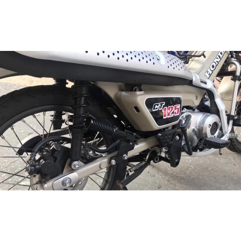 Rear Footrest Passenger Foot Pegs Step Fit Honda CT125 Trail Hunter Cub - View #5