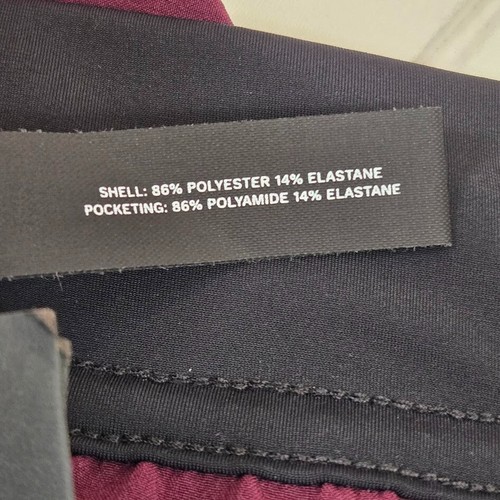 NUEVO Pantalones Cortos Ten Thousand The Interval 7" Sin Forro Para Hombre Talla PEQUEÑA Granate - Imagen 6 de 12