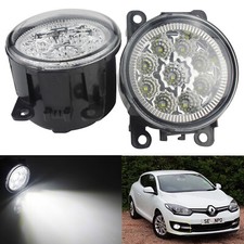 1 Paar Frontstoßstange Nebelscheinwerfer mit 9 LEDs für Peugeot 107 207 307 407