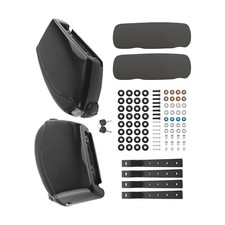 Bolsas rígidas negras maletero equipaje motocicleta para Harley Honda Yamaha