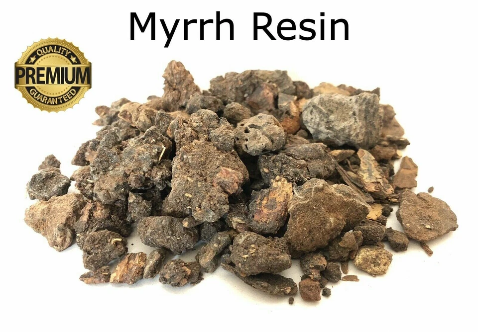 Myrrh Resin - PREMIUM QUALITY 100% Pure Organic Tears Gum Sap Rock Incense BULK - Image 2 of 4