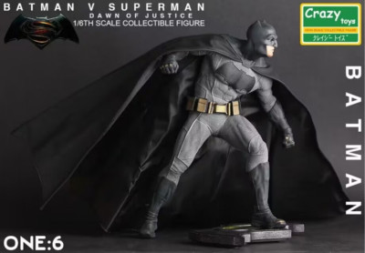 CRAZY TOYS 1/6 Batman Bruce Wayne Black Ver. Action Figure Batman instock