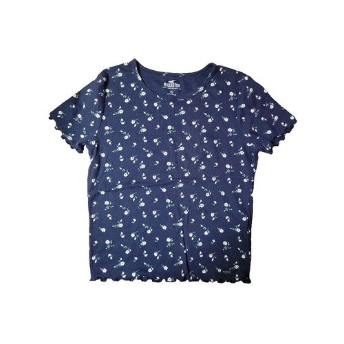 Hollister Juniors Small Baby Tee T-Shirt Green