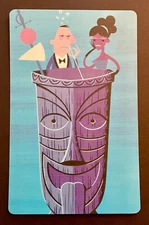 SHAG Josh Agle Tiki Drink Recipe Art Card - ISLAND COFFEE 3.5" x 5.5"