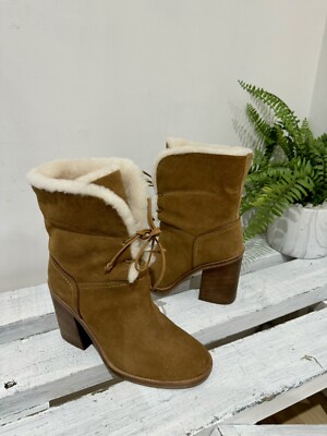 Ankle Boots Jerene Boot UGG Australia Jerene Tan Suede Sheepskin