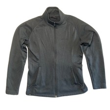 Kathmandu Softshell Jacket Women’s 10 Grey Textured Zip Up Windbreaker Outdoor