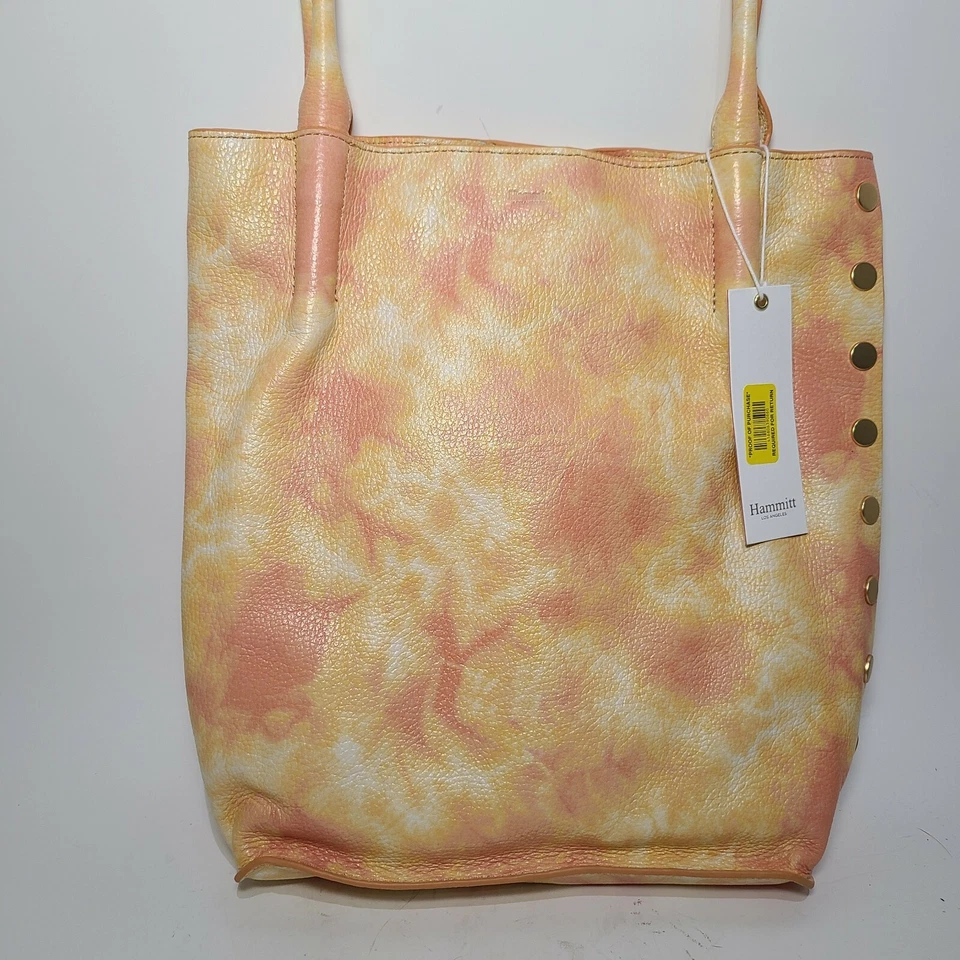 Bolso de Mano Hammitt Oliver Mediano Caléndula Mango Tie Dye Hobo Cuero 10W"x13H" Nuevo Foto 2 de 4