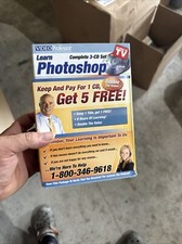 VIDEO PROFESSOR 3 DISC PC CD-ROM SOFTWARE LEARN PHOTOSHOP BRAND NEW SEALED