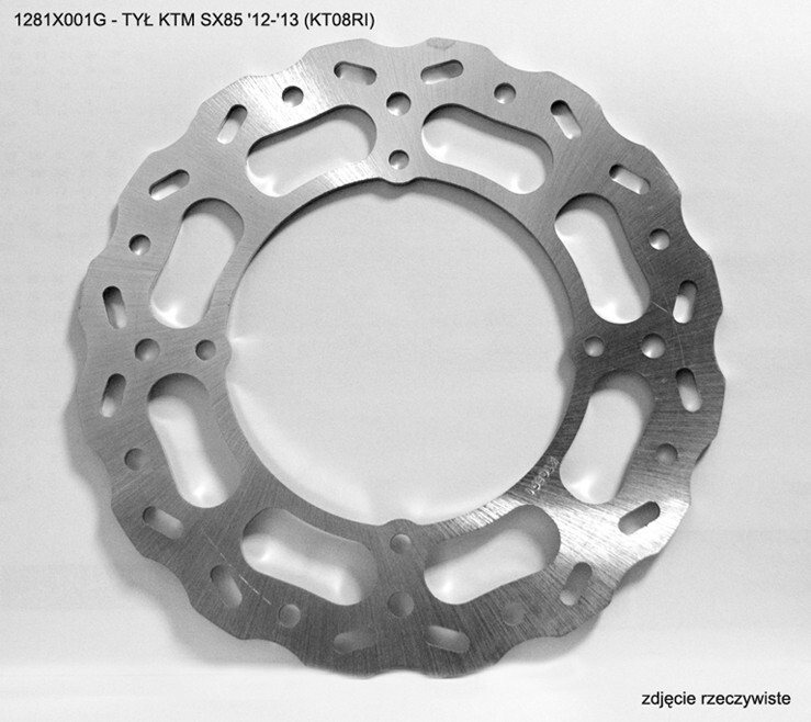 Disque de frein arriere Wave anti boue pour KTM SX85 12-13 KT08RI
