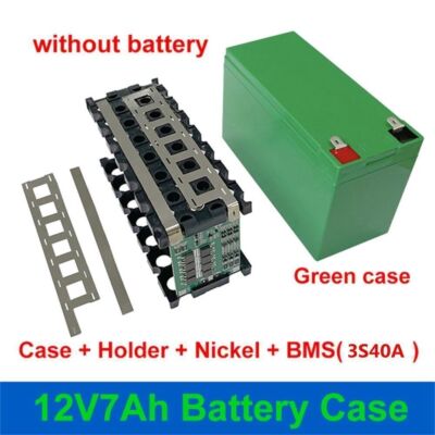 12V 3S 7P 40A Li-ion Battery Pack DIY Kits Case Holder for 18650 Power Wall AEU