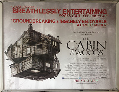 Cinema Poster Cabin In The Woods 2012 Quad Amy Acker Chris