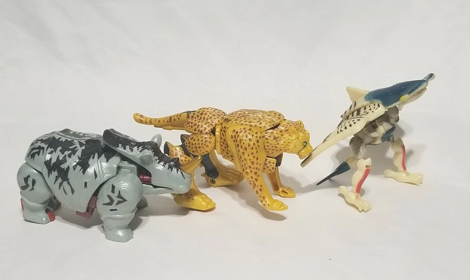 Lote Beast Wars Cheetor, Fuzors Air Hammer, Rhinox Foto 2 de 4
