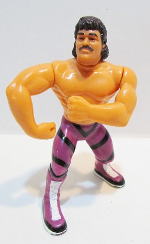 HASBRO WWF 1990 RAVISHING RICK RUDE WRESTLING ACTI...