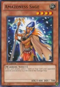 Amazoness Sage - DREV-EN030 - Common - Unlimited Edition x3 - Near Mint