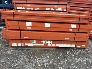 Interlake 8' Tear Drop Pallet Rack Rails