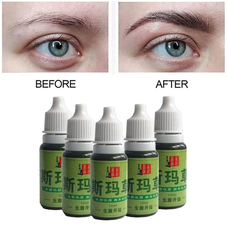 Eyebrows Growth and Good Luck Pure Usma Grass Juice Hair Growth Liquid - Image 3 of 4