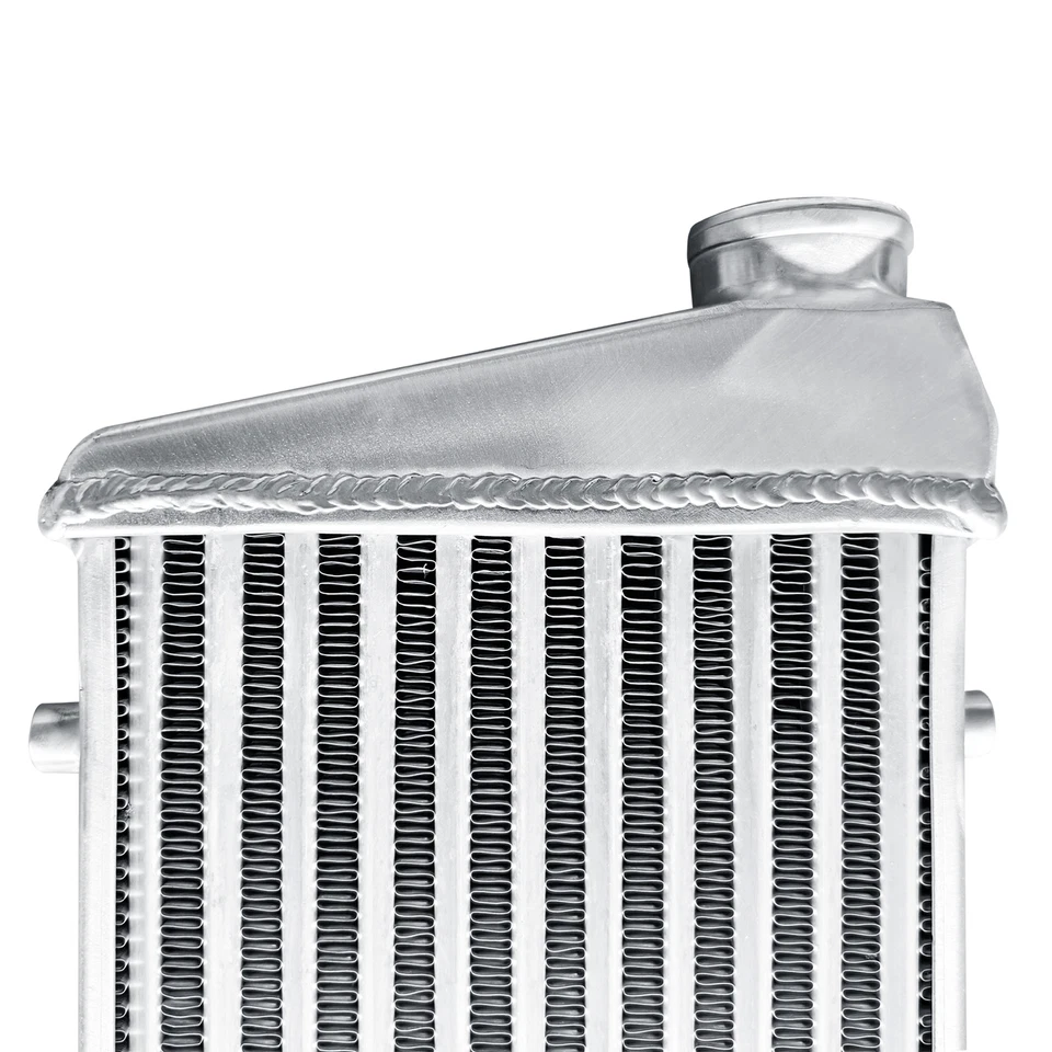 Intercooler turbo universal de aluminio de 2,2" entrada/salida para Ford F-150 28"x10"x3" Foto 4 de 4