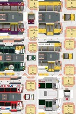 Bastelbögen KT4D mod Berlin div. Farbvarianten Maßstab 1:87 H0 Strassenbahn Tram